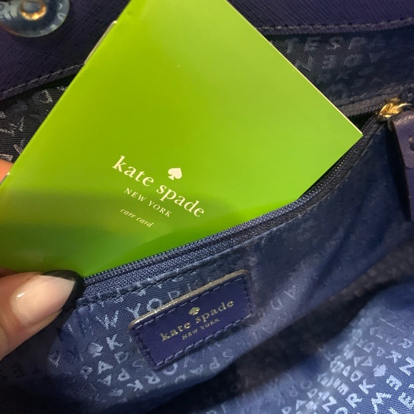 Kate spade Navy Blue Purse - Picture 3 of 7